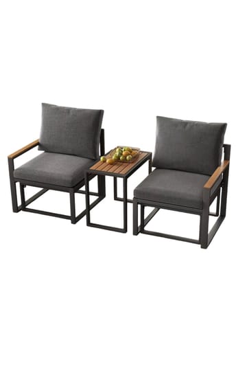 Puutarhan oleskeluryhmä Hanah Home Multilounge (64 x 68 x 64 cm) Harmaa - Harmaa - Puutarhakalusteet - Parveke - Parvekekalusteet - Parvekesetti