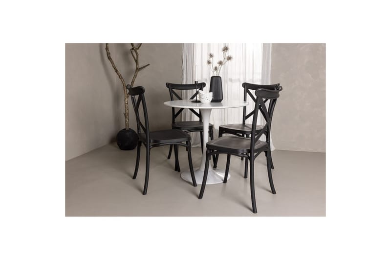 Pyöreä Ruokailuryhmä Hamden, Crosett - Puutarhakalusteet - Parveke - Parvekekalusteet - Parvekesetti