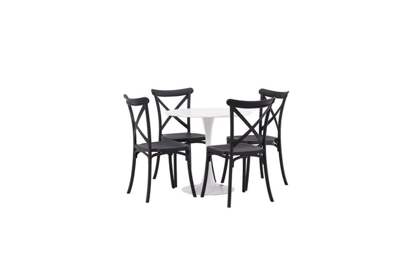 Pyöreä Ruokailuryhmä Hamden, Crosett - Puutarhakalusteet - Parveke - Parvekekalusteet - Parvekesetti