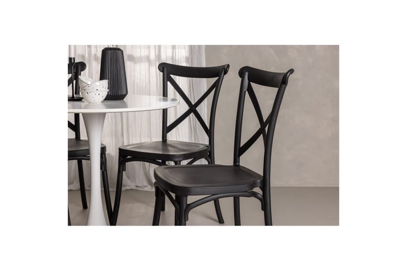 Pyöreä Ruokailuryhmä Hamden, Crosett - Puutarhakalusteet - Parveke - Parvekekalusteet - Parvekesetti