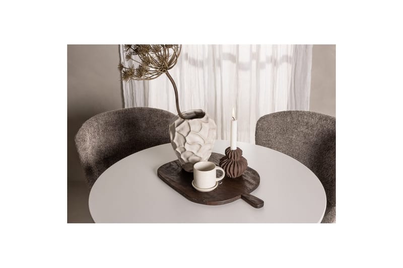 Pyöreä Ruokailuryhmä Hamden, Modesto - Ruskea - Puutarhakalusteet - Parveke - Parvekekalusteet - Parvekesetti