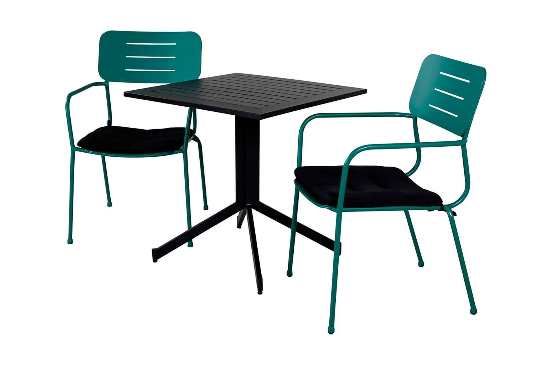 Ruokailuryhmä Way 70 cm 2 Nicke tuolia Valkoinen - Venture Home - Puutarhakalusteet - Parveke - Parvekekalusteet - Parvekesetti