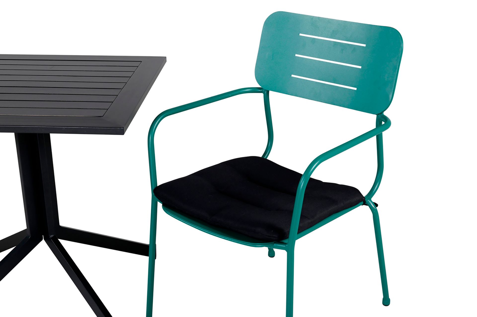Ruokailuryhmä Way 70 cm 2 Nicke tuolia Valkoinen - Venture Home - Puutarhakalusteet - Parveke - Parvekekalusteet - Parvekesetti