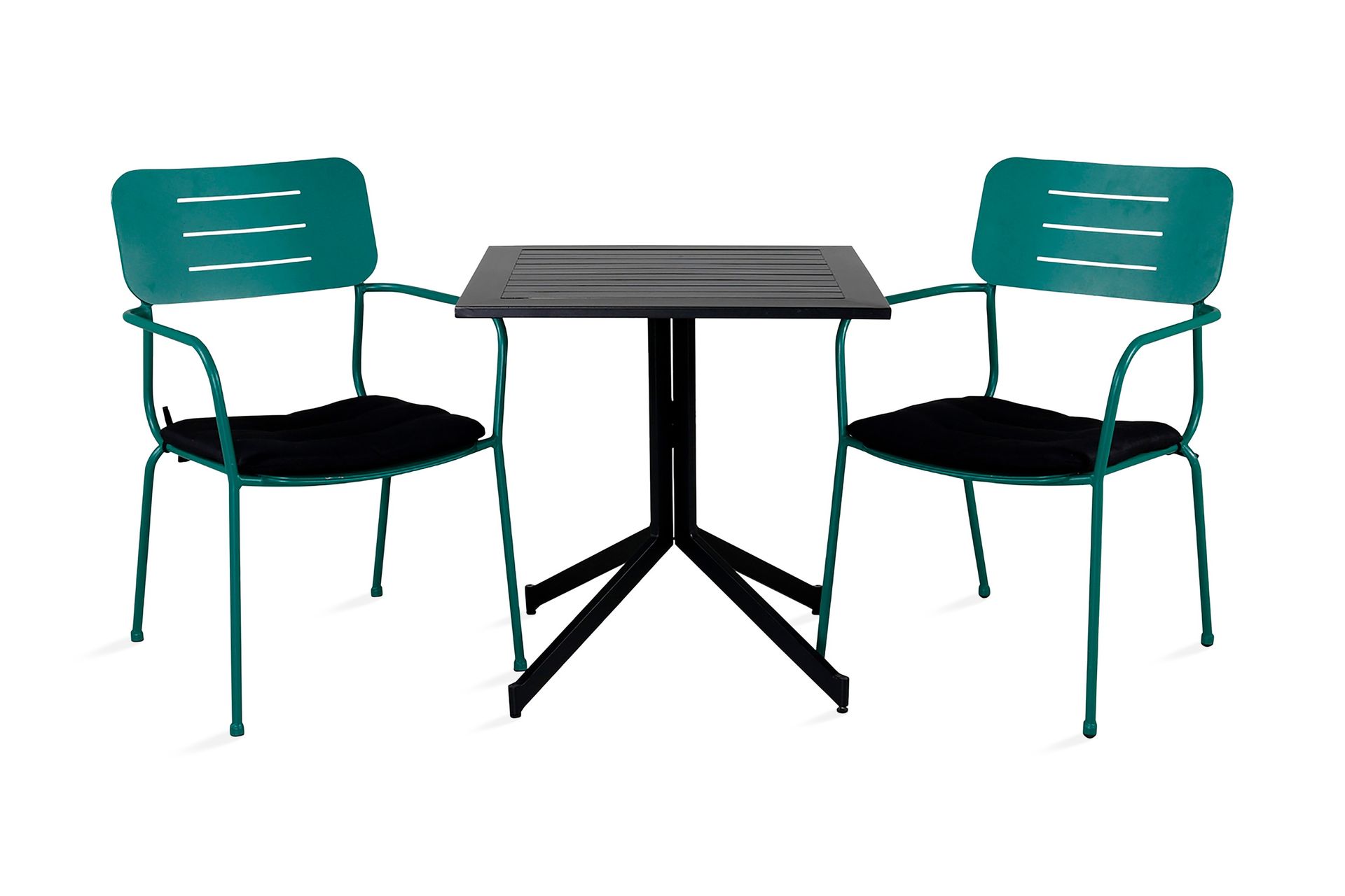 Ruokailuryhmä Way 70 cm 2 Nicke tuolia Valkoinen - Venture Home - Puutarhakalusteet - Parveke - Parvekekalusteet - Parvekesetti