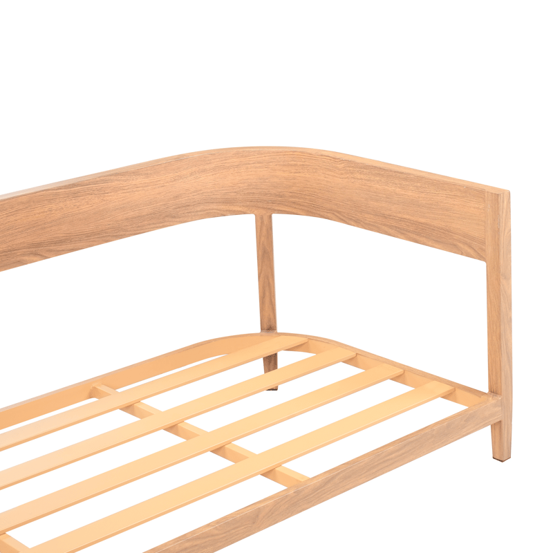 Sohva ulos pöydällä 2-istuttava Sampieri - Ruskea/Beige - Puutarhakalusteet - Terassiryhmät - Oleskeluryhmät