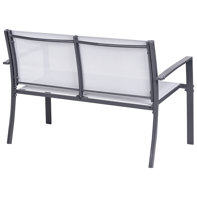 Sohvaryhmä ulos pöydällä 4-istuttava Tavoleto - Harmaa - Puutarhakalusteet - Terassiryhmät - Oleskeluryhmät