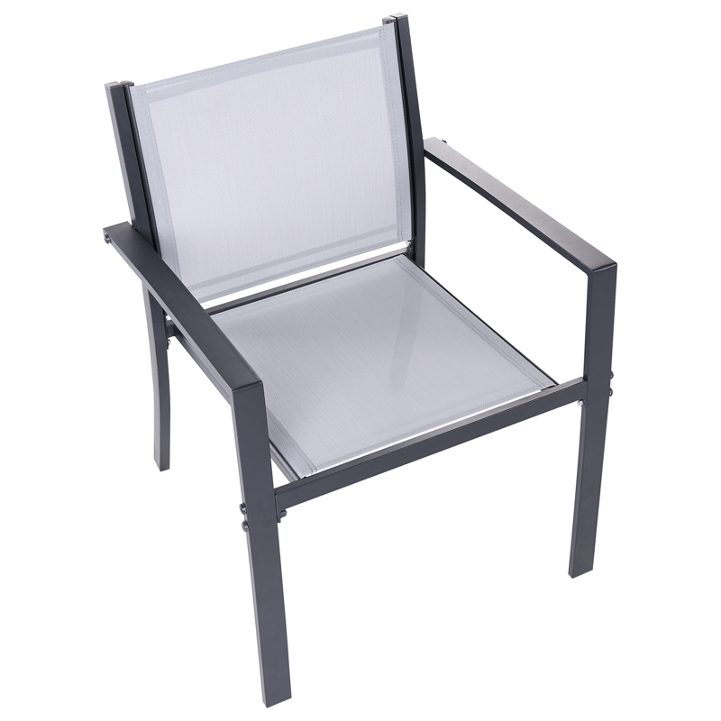 Sohvaryhmä ulos pöydällä 4-istuttava Tavoleto - Harmaa - Puutarhakalusteet - Terassiryhmät - Oleskeluryhmät