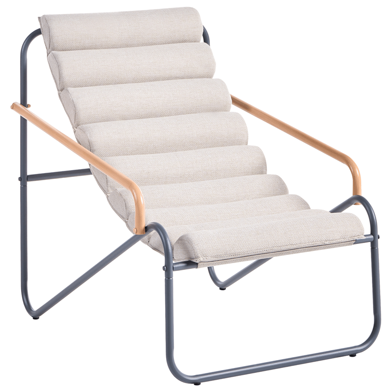 Sohvaryhmä ulos pöydällä 2-istuttava Pasto - Harmaa/Beige - Puutarhakalusteet - Parveke - Parvekekalusteet - Parvekesetti