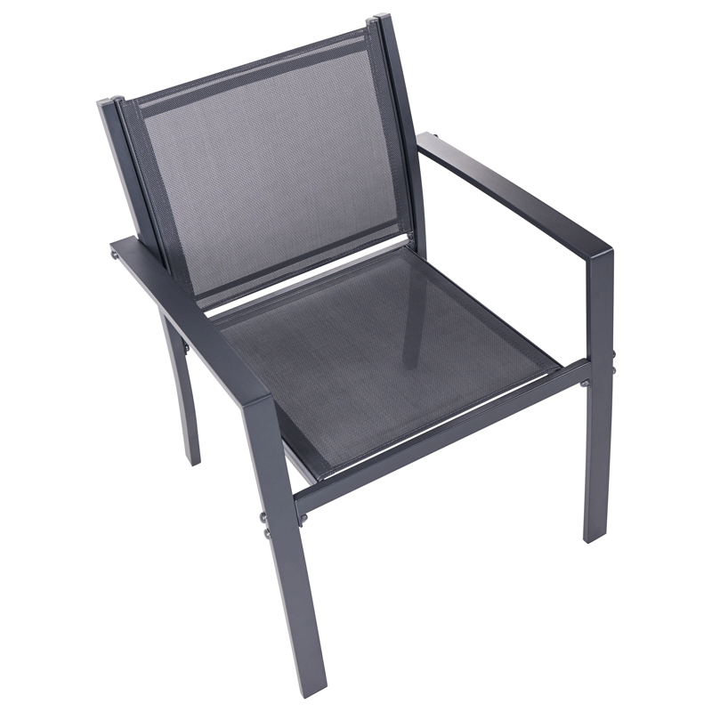 Sohvaryhmä ulos pöydällä 4-istuttava Tavoleto - Tummanharmaa - Puutarhakalusteet - Terassiryhmät - Oleskeluryhmät