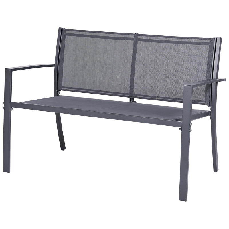 Sohvaryhmä ulos pöydällä 4-istuttava Tavoleto - Tummanharmaa - Puutarhakalusteet - Terassiryhmät - Oleskeluryhmät