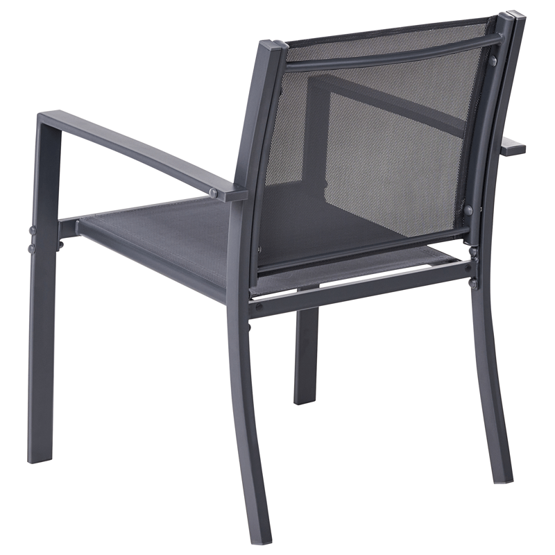 Sohvaryhmä ulos pöydällä 4-istuttava Tavoleto - Tummanharmaa - Puutarhakalusteet - Terassiryhmät - Oleskeluryhmät