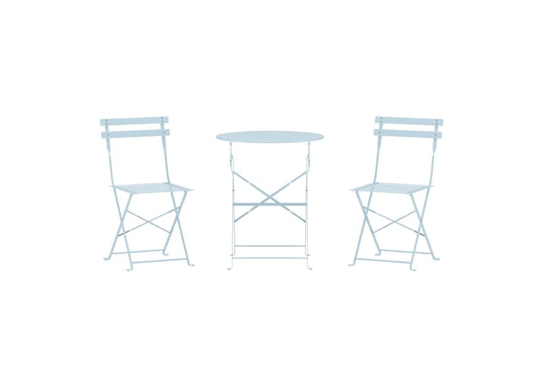 Tao kahvilaryhmä ulkokäyttöön - Vaaleansininen - Puutarhakalusteet - Parveke - Parvekekalusteet - Parvekesetti