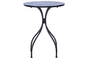 Trädgårdsbord Beliani Cigliano Black||blue - Puutarhakalusteet - Parveke - Parvekekalusteet - Parvekepöytä