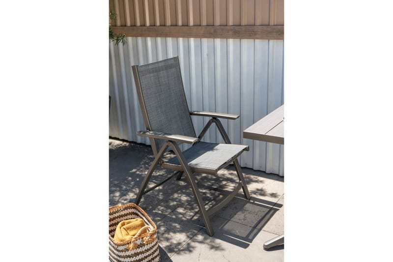 Ulkomöbeliryhmä Lifestyle Garden Solana bistro pöytä + 2 x säädettävä tuoli - Puutarhakalusteet - Parveke - Parvekekalusteet - Parvekesetti