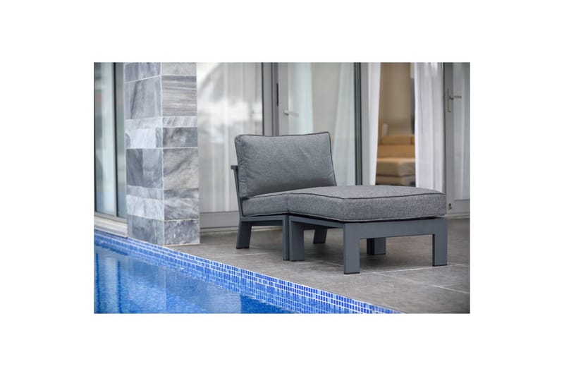 Ulkomöbeliryhmä Lifestyle Garden PALAU sivutuoli + rahi + sivupöytä 60 cm - Puutarhakalusteet - Parveke - Parvekekalusteet - Parvekesetti