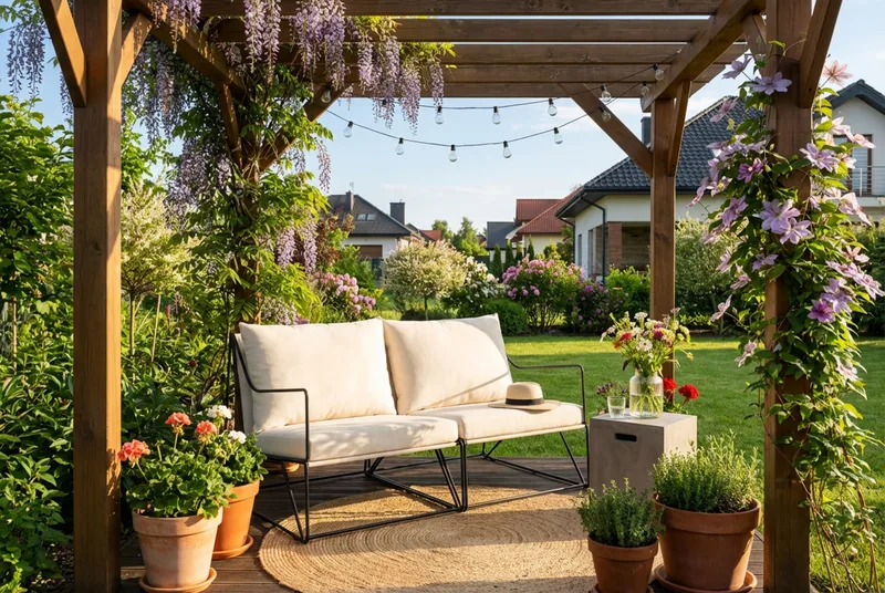 Usteryd 2:n ist Terassisohva - Musta/Beige - Puutarhakalusteet - Parveke - Parvekekalusteet - Parvekesohva