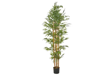 Konstgjord växt Beliani Bamboo Green, Light colored wood - Puutarhakalusteet - Parveke - Parvekeviljely - Parvekekukat