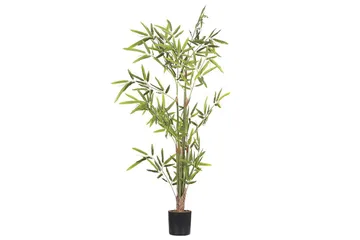 Konstgjord växt Beliani Bambusa Vulgaris 9x9x100 cm Green||Black - Puutarhakalusteet - Parveke - Parvekeviljely - Parvekekukat