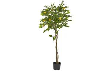 Konstgjord växt Beliani Lemon Tree 66x66x156 cm Green||Black - Puutarhakalusteet - Parveke - Parvekeviljely - Parvekekukat