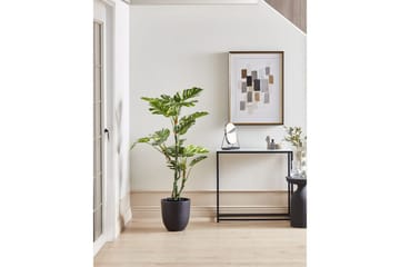 Konstgjord växt Beliani Monstera Plant 75x75x135 cm Green||Black - Puutarhakalusteet - Parveke - Parvekeviljely - Parvekekukat