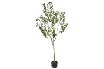 Konstgjord växt Beliani Olive Tree 63x63x153 cm Green||Black - Puutarhakalusteet - Parveke - Parvekeviljely - Parvekekukat