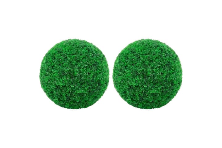Tekokasvi puksipuupallot 2kpl 52 cm - Vihreä - Parvekekukat - Tekokasvit