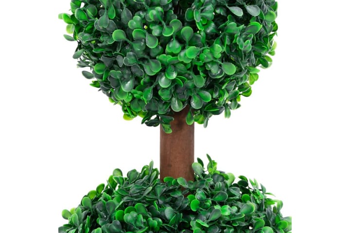 Tekokasvi puksipuu ruukulla pallonmuotoinen vihreä 60 cm - Vihreä - Parvekekukat - Tekokasvit