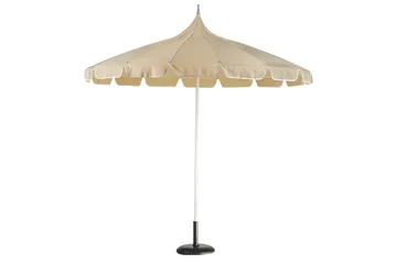 Balkongparasoll Beliani Minoa Beige Beige - Puutarhakalusteet - Aurinkosuoja - Aurinkovarjo - Parvekevarjo