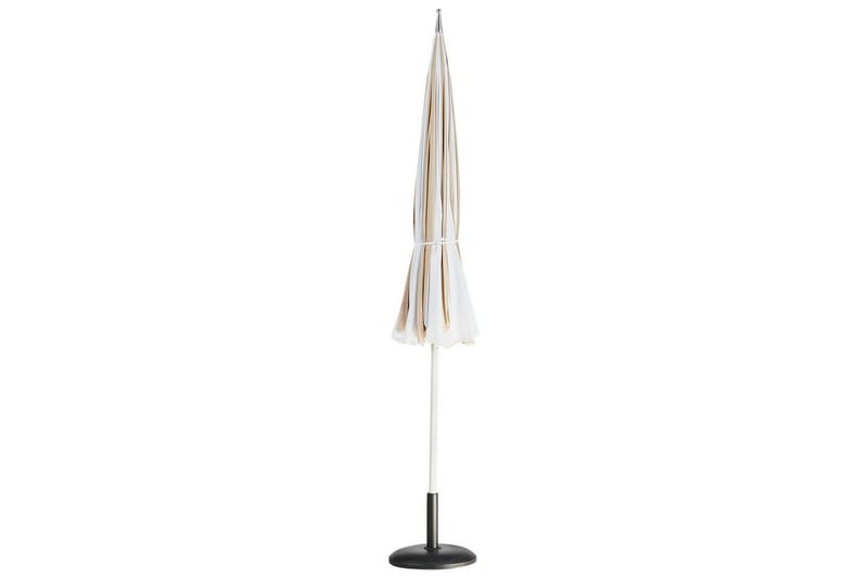 Balkongparasoll Beliani Minoa Beige Beige||White - Puutarhakalusteet - Aurinkosuoja - Aurinkovarjo - Parvekevarjo