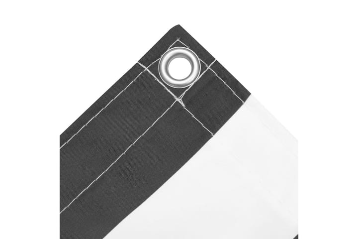 Parvekkeen suoja antrasiitti/valkoinen 120x300 cm Oxford - Monivärinen - Parvekesuoja