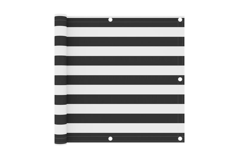Parvekkeen suoja antrasiitti/valkoinen 90x500 cm Oxford - Monivärinen - Puutarhakalusteet - Parveke - Turvallisuus & parvekkeen tuulisuoja - Parvekesuoja