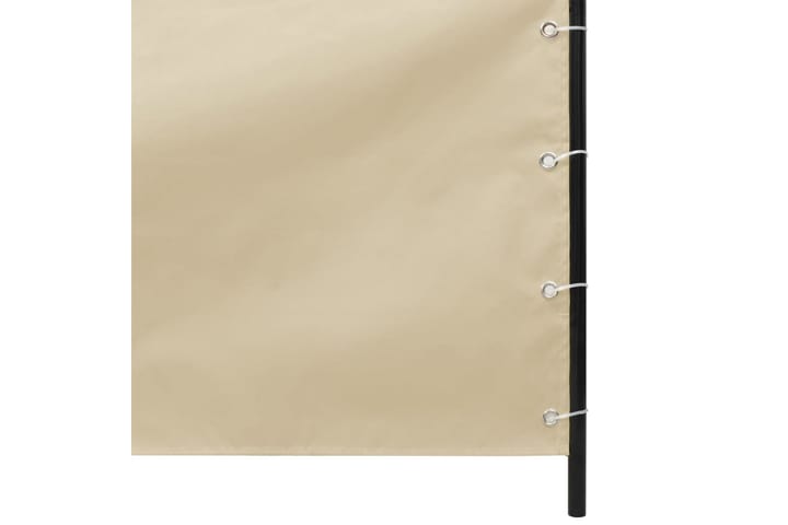 Parvekkeen suoja beige 140x240 cm Oxford kangas - Beige - Parvekesuoja