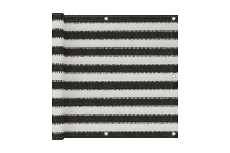 Parvekkeen suoja HDPE 90x300 cm antrasiitti ja valkoinen - Antrasiitti - Puutarhakalusteet - Parveke - Turvallisuus & parvekkeen tuulisuoja - Parvekesuoja