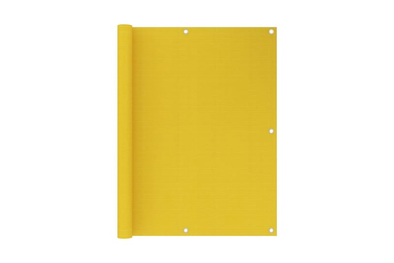 Parvekkeen suoja keltainen 120x600 cm HDPE - Keltainen - Puutarhakalusteet - Parveke - Turvallisuus & parvekkeen tuulisuoja - Parvekesuoja