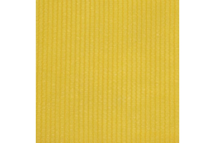Parvekkeen suoja keltainen 90x400 cm HDPE - Keltainen - Parvekesuoja