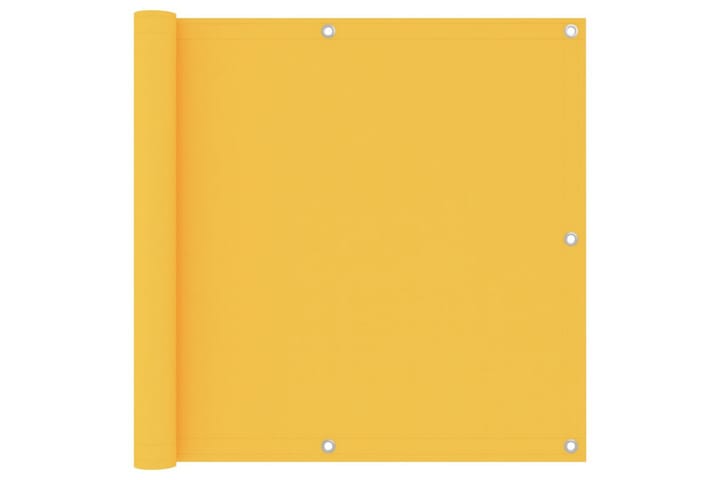 Parvekkeen suoja keltainen 90x400 cm Oxford kangas - Keltainen - Parvekesuoja
