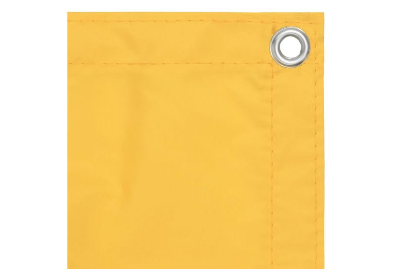 Parvekkeen suoja keltainen 90x500 cm Oxford-kangas - Keltainen - Puutarhakalusteet - Parveke - Turvallisuus & parvekkeen tuulisuoja - Parvekesuoja