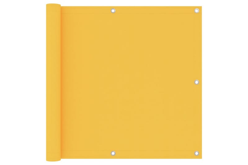 Parvekkeen suoja keltainen 90x500 cm Oxford-kangas - Keltainen - Puutarhakalusteet - Parveke - Turvallisuus & parvekkeen tuulisuoja - Parvekesuoja