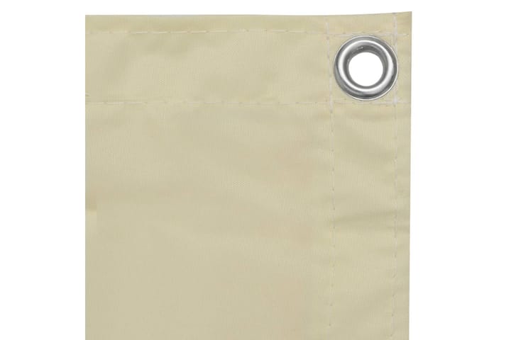 Parvekkeen suoja kerma 120x300 cm Oxford kangas - Kerma - Parvekesuoja
