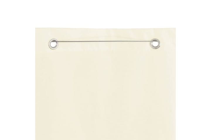 Parvekkeen suoja kerma 140x240 cm Oxford kangas - Kerma - Parvekesuoja