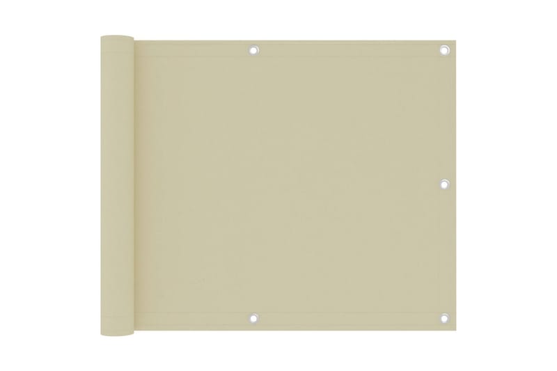 Parvekkeen suoja kerma 75x300 cm Oxford kangas - Kerma - Puutarhakalusteet - Parveke - Turvallisuus & parvekkeen tuulisuoja - Parvekesuoja