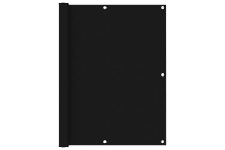 Parvekkeen suoja musta 120x300 cm Oxford kangas - Musta - Parvekesuoja