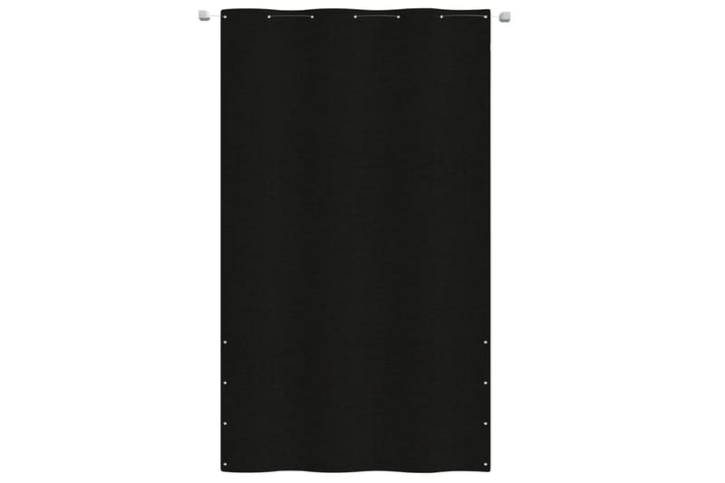 Parvekkeen suoja musta 140x240 cm Oxford kangas - Musta - Puutarhakalusteet - Parveke - Turvallisuus & parvekkeen tuulisuoja - Parvekesuoja