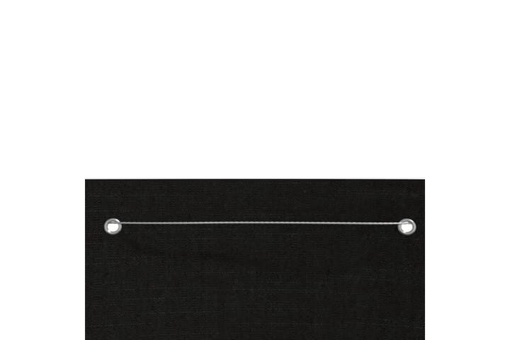 Parvekkeen suoja musta 140x240 cm Oxford kangas - Musta - Parvekesuoja