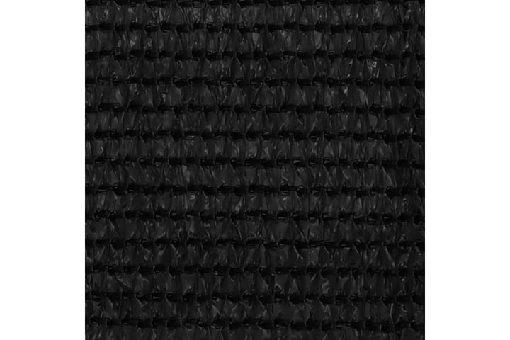 Parvekkeen suoja musta 75x400 cm HDPE - Musta - Parvekesuoja