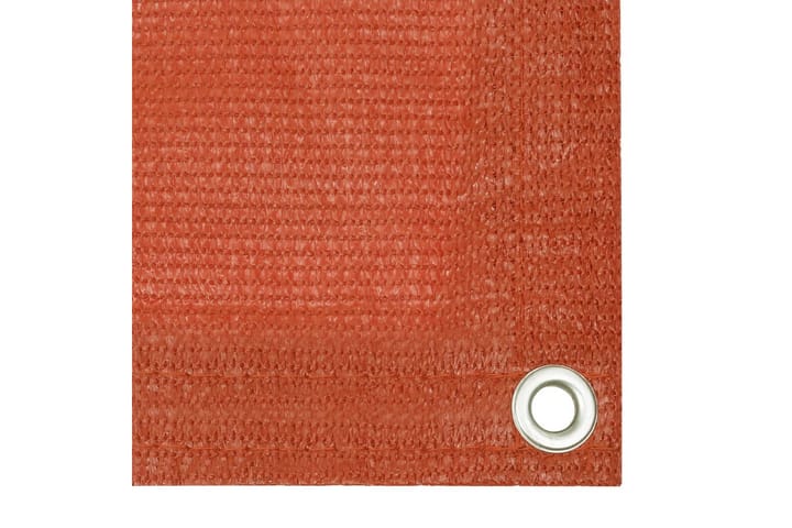 Parvekkeen suoja oranssi 120x400 cm HDPE - Oranssi - Parvekesuoja