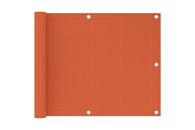 Parvekkeen suoja oranssi 75x300 cm HDPE - Puutarhakalusteet - Parveke - Turvallisuus & parvekkeen tuulisuoja - Parvekesuoja