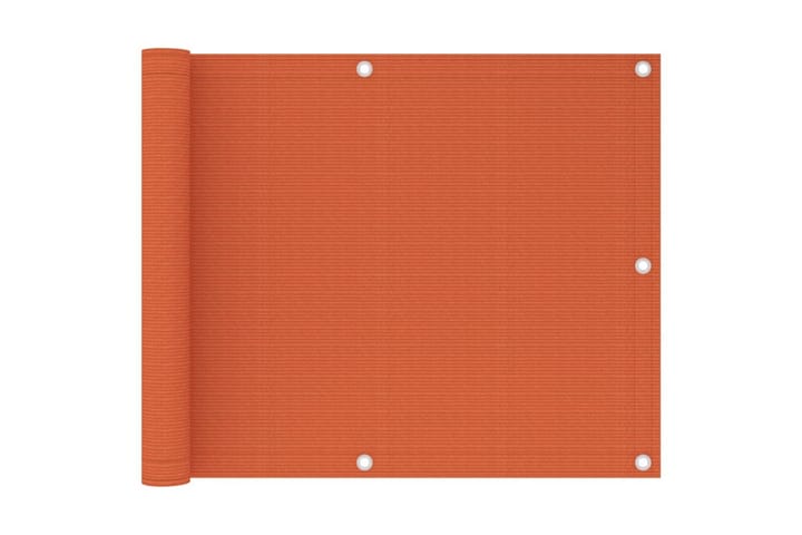 Parvekkeen suoja oranssi 75x300 cm HDPE - Parvekesuoja