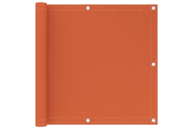 Parvekkeen suoja oranssi 90x400 cm HDPE - Puutarhakalusteet - Parveke - Turvallisuus & parvekkeen tuulisuoja - Parvekesuoja
