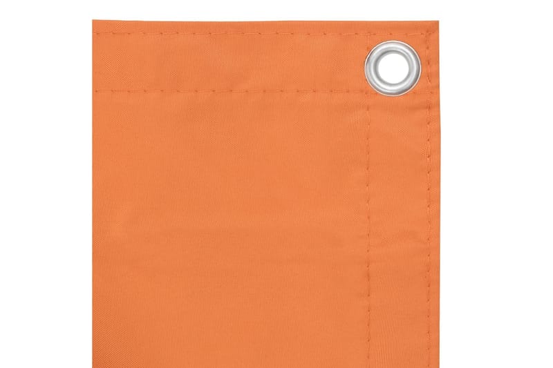 Parvekkeen suoja oranssi 90x500 cm Oxford-kangas - Oranssi - Puutarhakalusteet - Parveke - Turvallisuus & parvekkeen tuulisuoja - Parvekesuoja